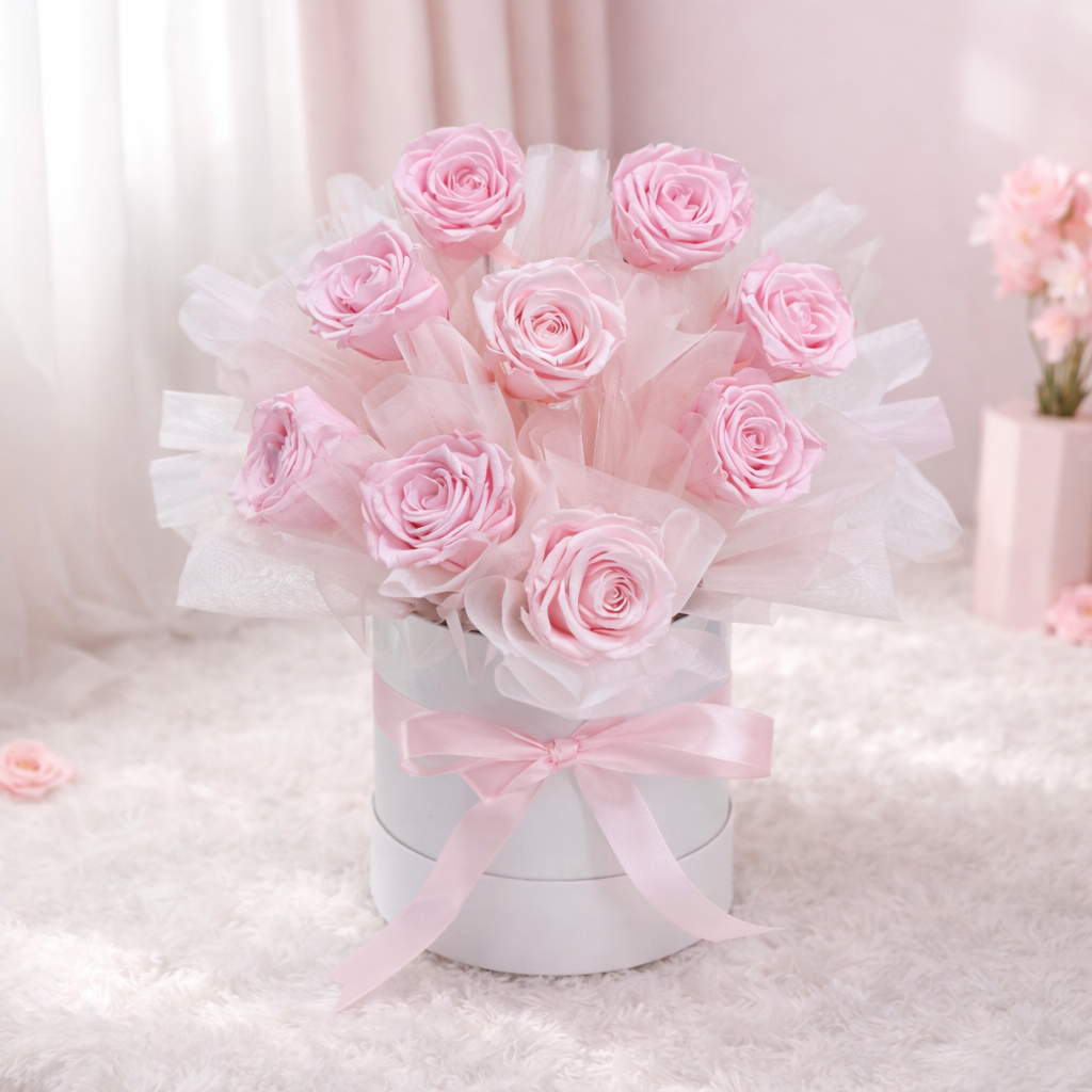 Stephanie Preserved Roses Bloombox