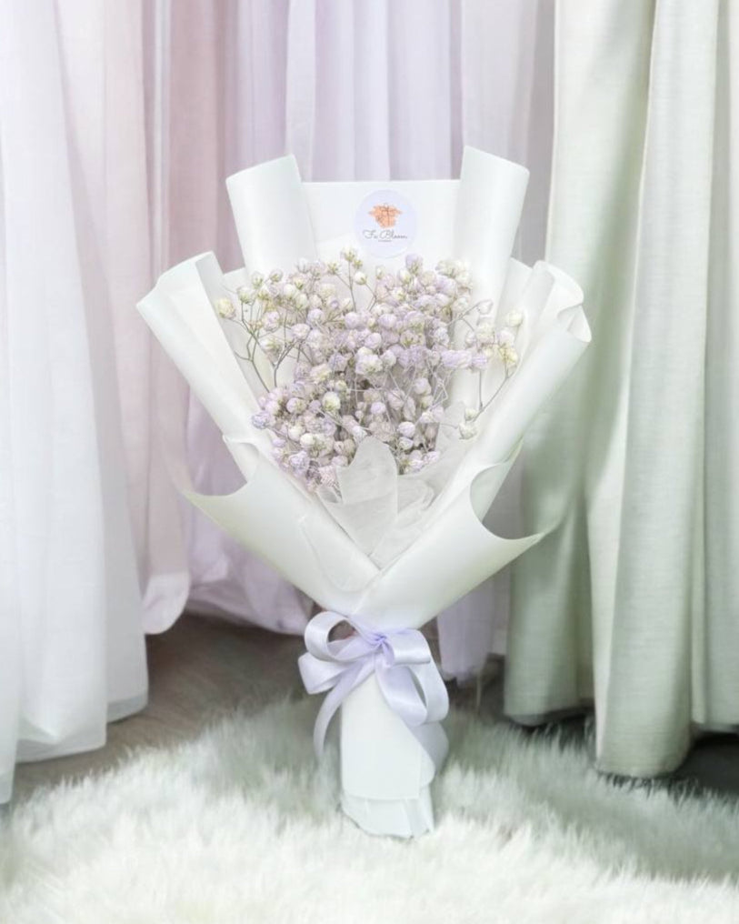 Purple Baby's Breath Bouquet