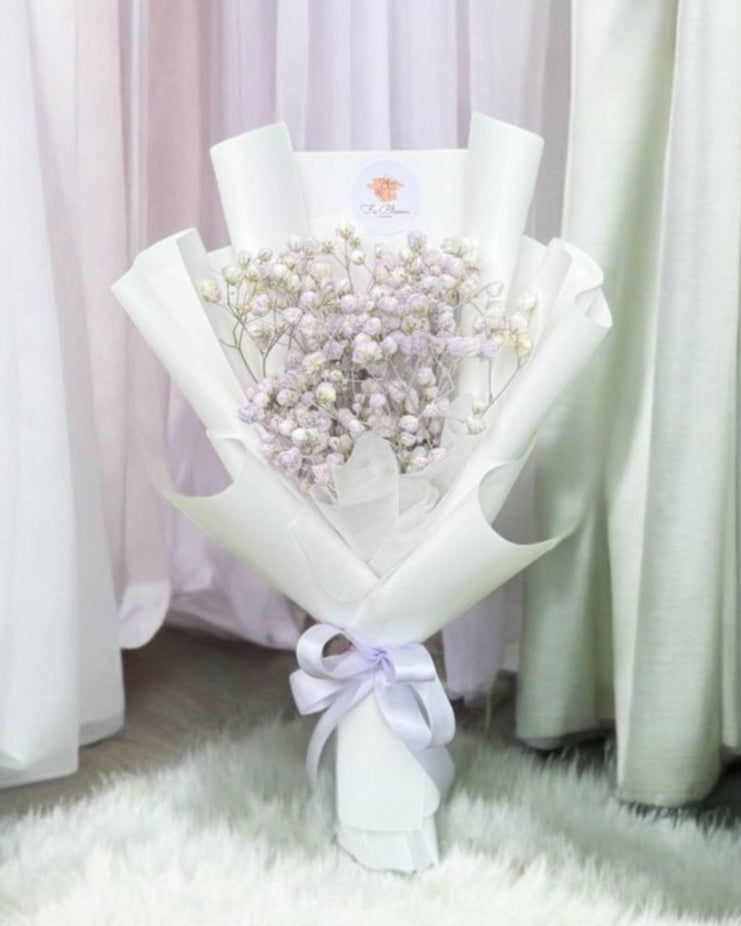 Purple Baby's Breath Bouquet