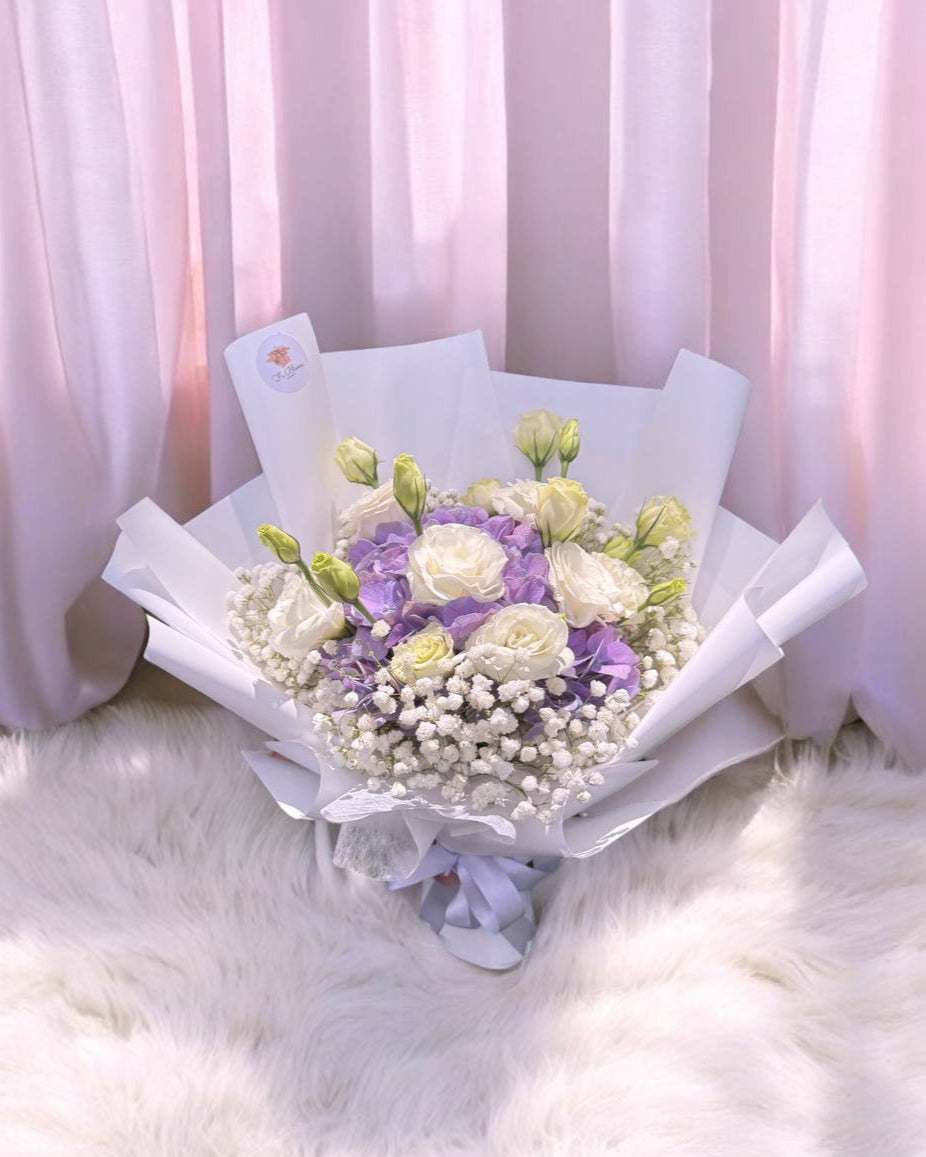 Hydrangea Eustoma Bouquet