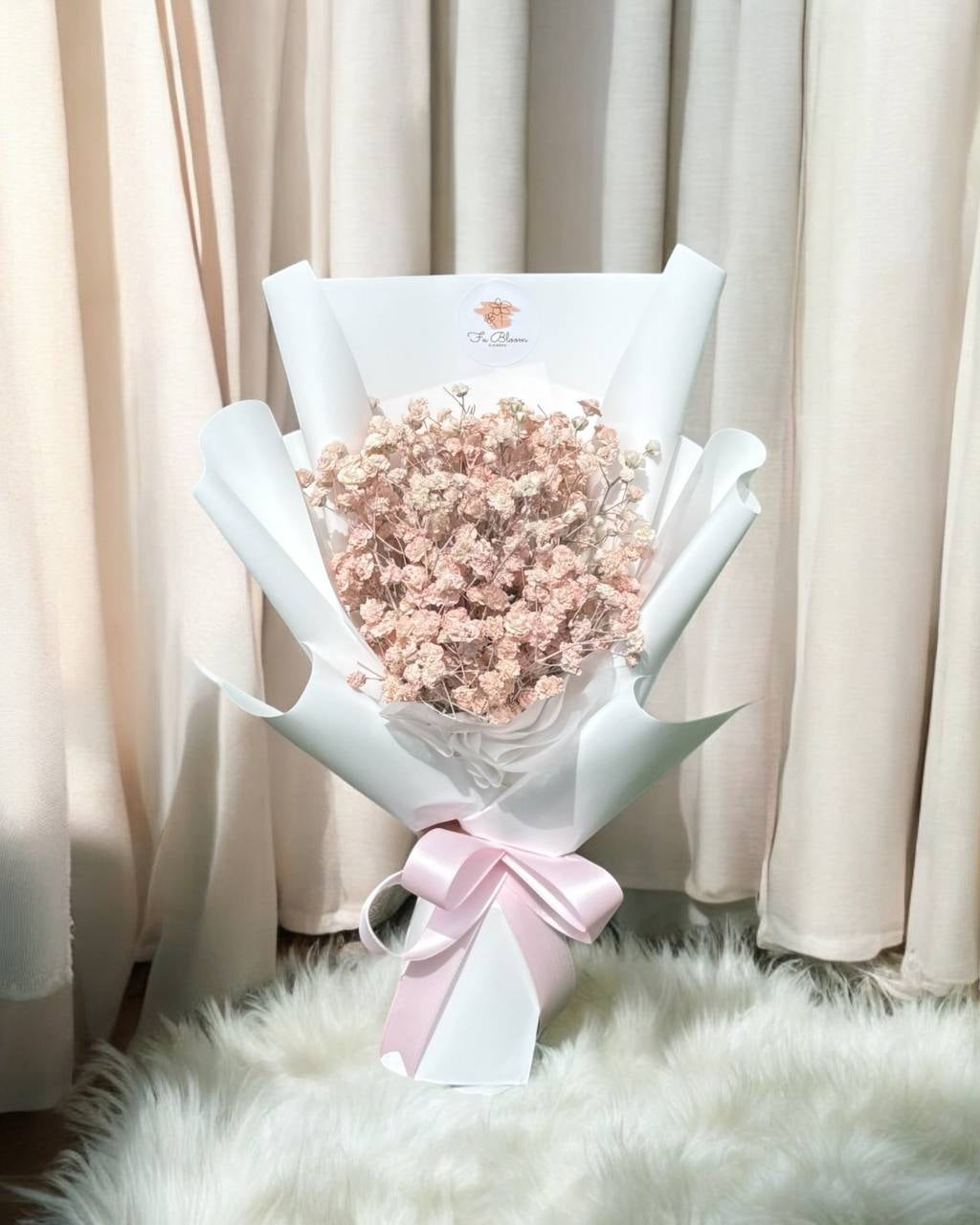 Pink Baby's Breath Bouquet