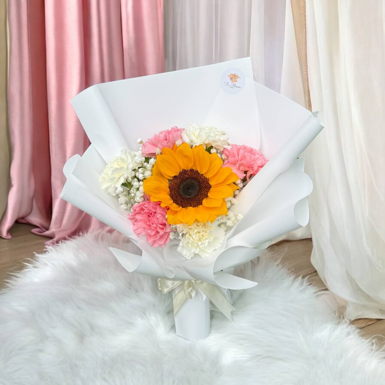 Sunflower Carnations Bouquet