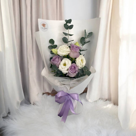 Fresh Roses Eustoma Bouquet