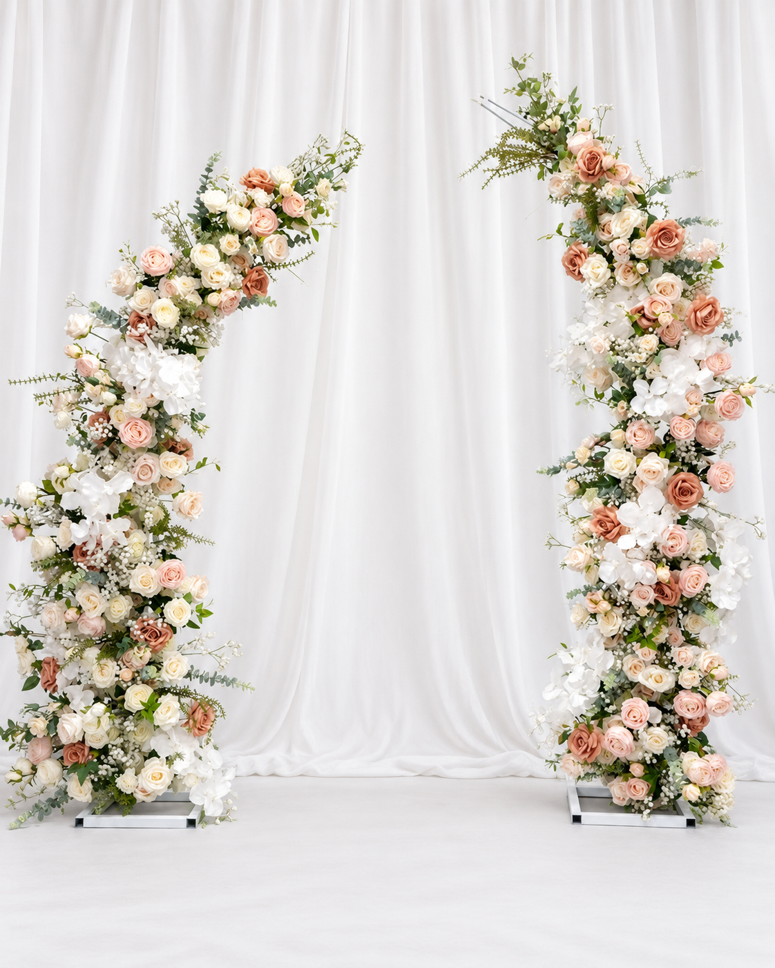 Pink & White Themed Floral Arch