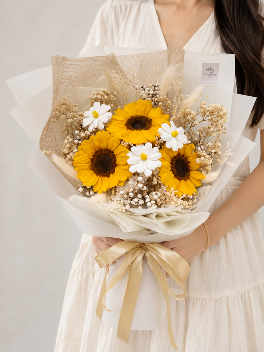 Ray Preserved Sunflower Bouquet