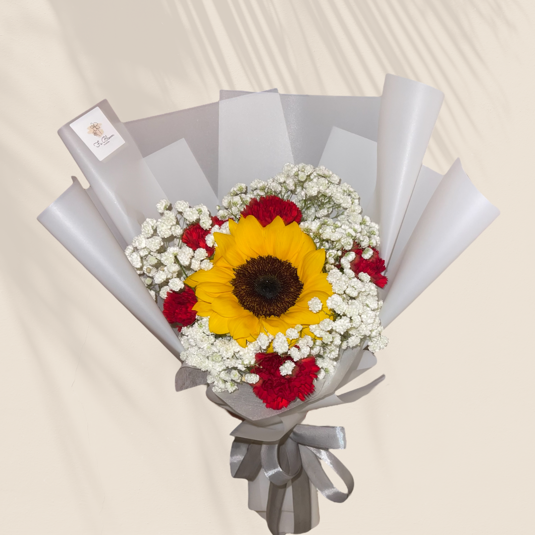 Sunflower & Carnation Bouquet