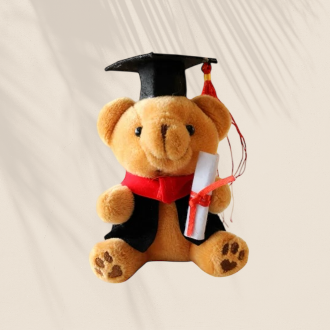 Brown Graduation Bear