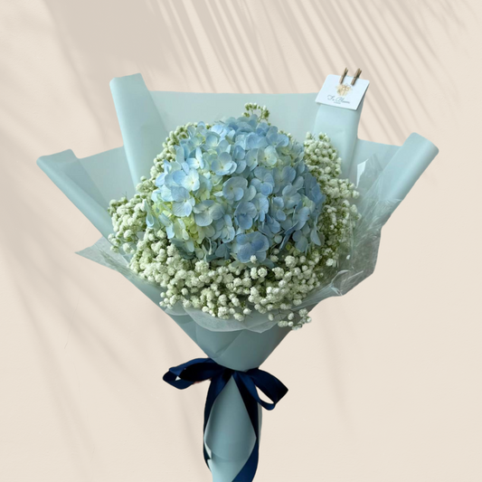 Hydrangea & Baby’s Breath Bouquet