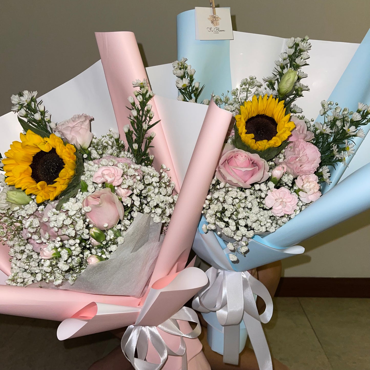 Sunflower, Roses & Eustoma Bouquet