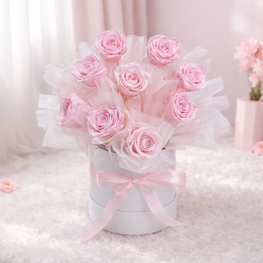 Stephanie Preserved Roses Bloombox