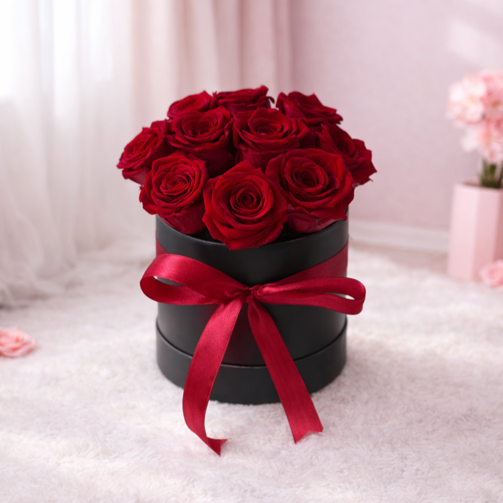 Abby Preserved Roses Bloombox