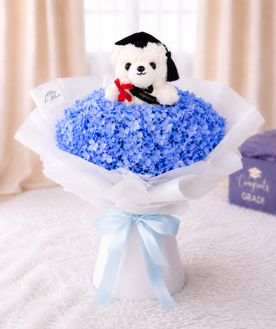 [GRAD] Preserved Blue Hydrangea