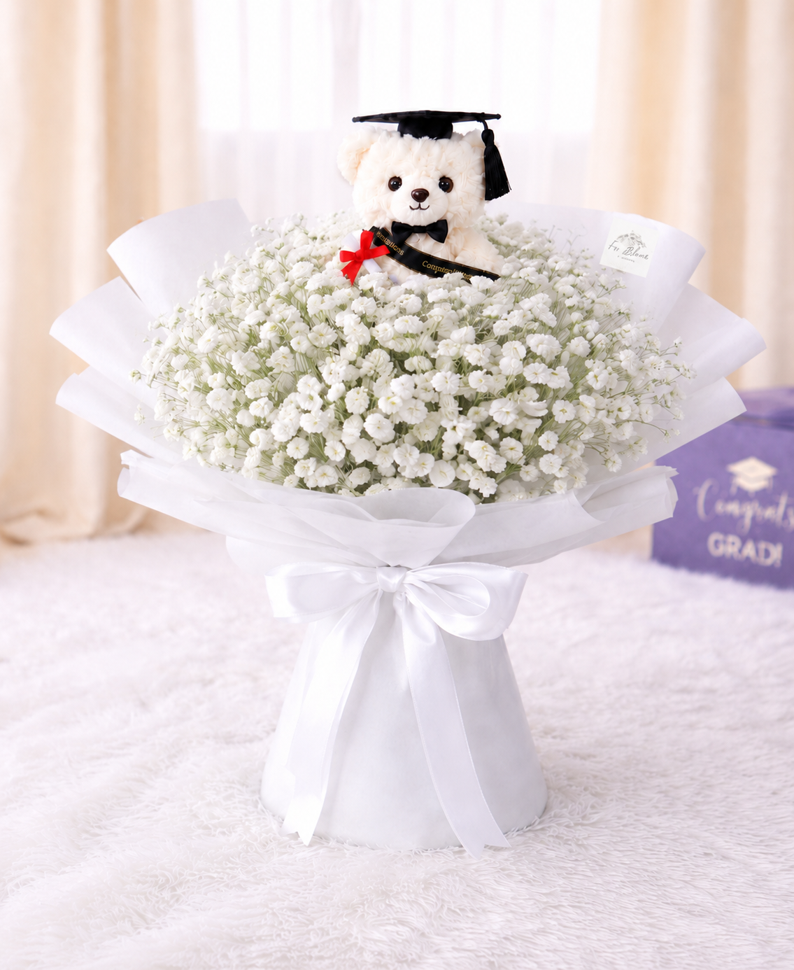 [GRAD] Baby's Breath Bouquet
