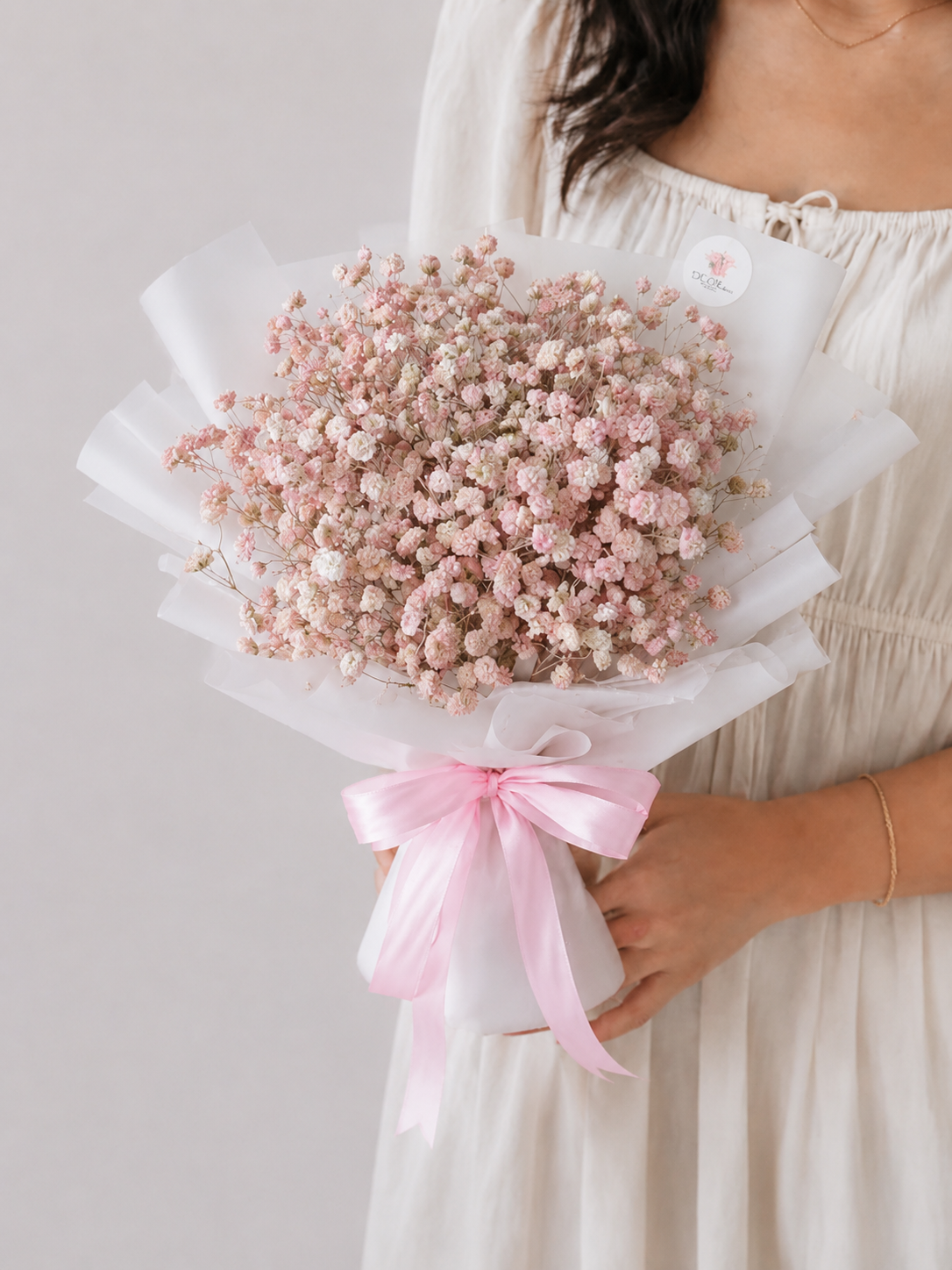 Pink Baby's Breath Bouquet