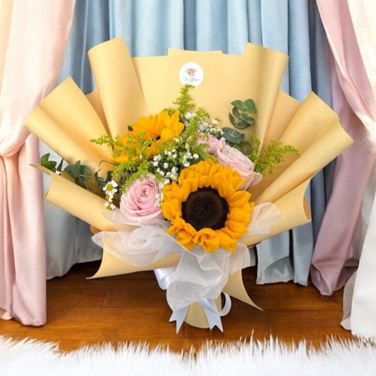 Sunflower Roses Bouquet