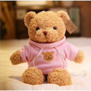 Hoodie Bear Pink 30cm